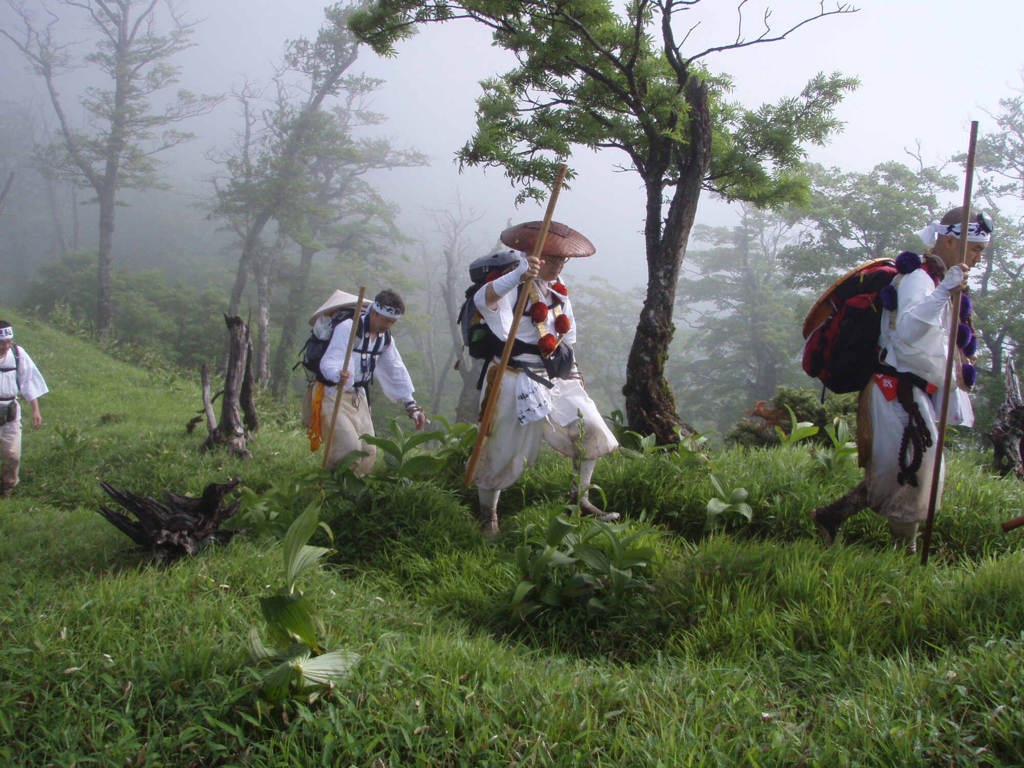 Mountain climbing used to be a religious activity for the Japanese.
